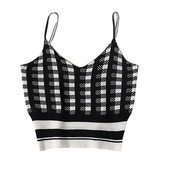spring summer cute girls knitted plaid short camis women slim v-neck sweet lady straps vest female, White
spring summer cute girls knitted plaid short camis women slim v-neck sweet lady straps vest female, White