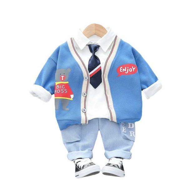 clothing sets fashion spring autumn children cartoon costume boys girls jacket t-shirt pants 3pcs/set toddler casual clothes kids tracksuit, White
clothing sets fashion spring autumn children cartoon costume boys girls jacket t-shirt pants 3pcs/set toddler casual clothes kids tracksuit, White