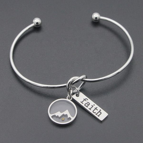 faith can move mountains bangle bracelet stainless steel mustard seed bangle christian jewelry gifts, Black
faith can move mountains bangle bracelet stainless steel mustard seed bangle christian jewelry gifts, Black