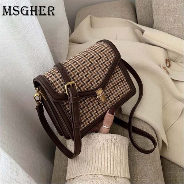 msgher plaid pu leather crossbody bags for women luxury brand chain shoulder messenger small bag female travel handbags 220310
msgher plaid pu leather crossbody bags for women luxury brand chain shoulder messenger small bag female travel handbags 220310