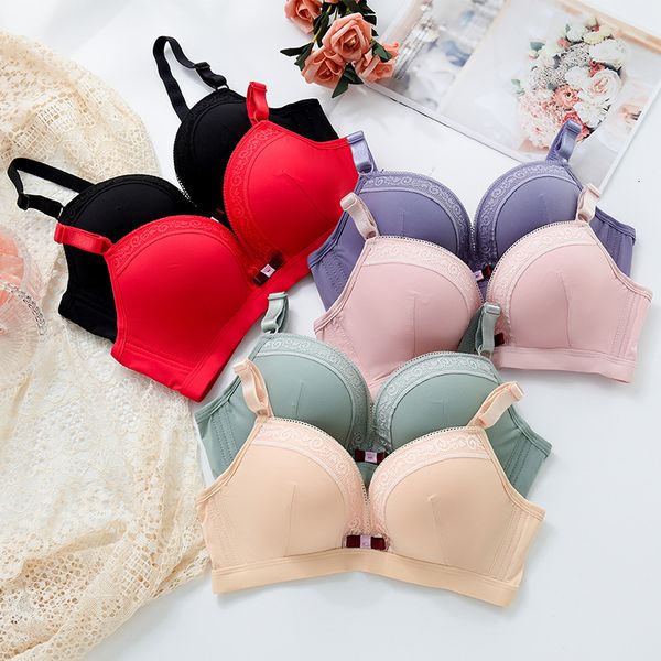 bras sets no trace steel ring gathered girls 5cm thick cup small bra adjustable lace suit 89, Red;black
bras sets no trace steel ring gathered girls 5cm thick cup small bra adjustable lace suit 89, Red;black