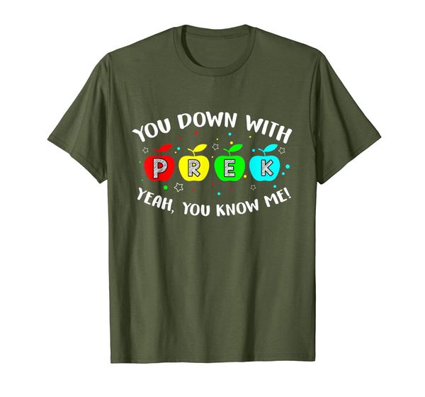 You Down With Pre-k Yeah You Know Me TShirt, Mainly pictures