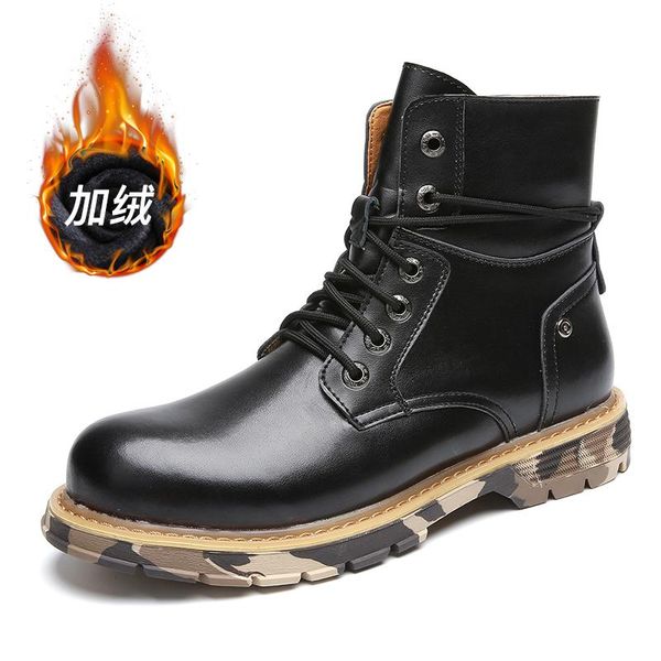 boots fashion men tide male high casual wine red man genuine cow leather shoes trendy boot, Black
boots fashion men tide male high casual wine red man genuine cow leather shoes trendy boot, Black