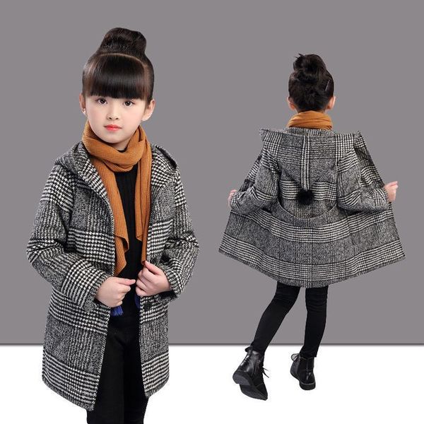 jackets girls autumn winter coats children's woolen thickened western windbreaker big children fashion design mid-length coat, Blue;gray
jackets girls autumn winter coats children's woolen thickened western windbreaker big children fashion design mid-length coat, Blue;gray