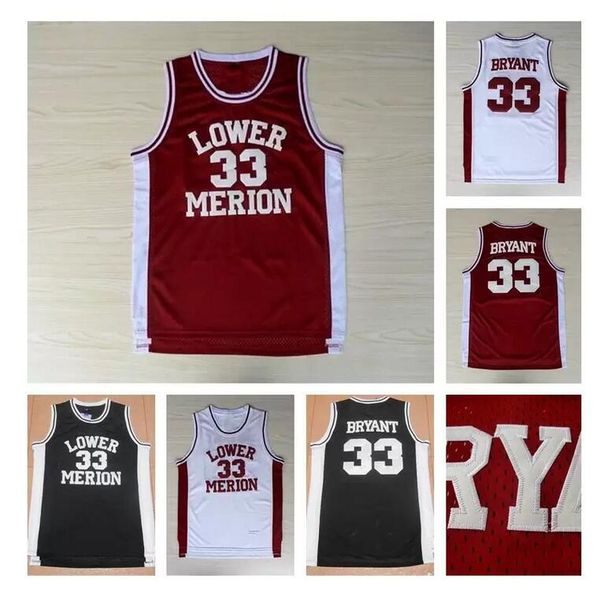 #33 bryant jersey stitched high school lower merion white red black retro basketball jersey
#33 bryant jersey stitched high school lower merion white red black retro basketball jersey