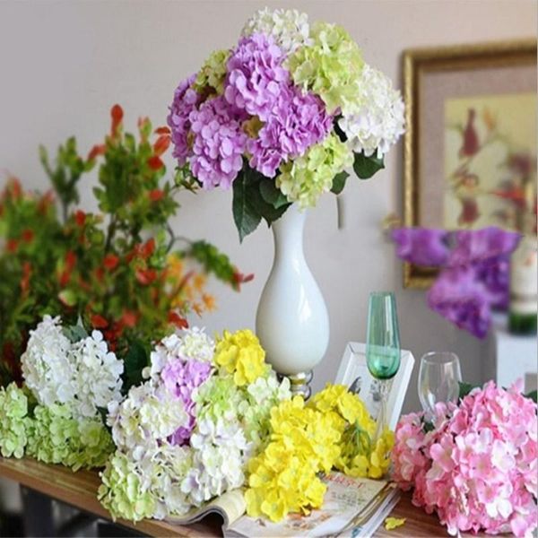 arrival 1pcs 6 heads rural style artifical silk flower hydrangea wedding decorative simation flowers 7 colour & wreaths
arrival 1pcs 6 heads rural style artifical silk flower hydrangea wedding decorative simation flowers 7 colour & wreaths