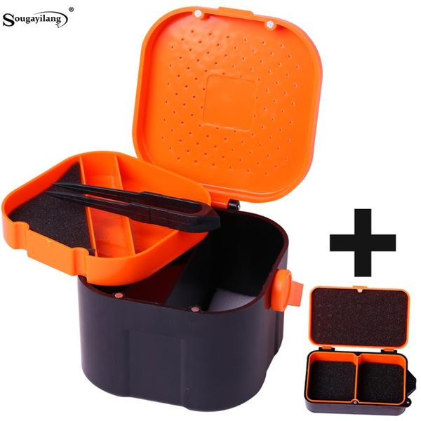 fishing accessories sougayilang two box portable waterproof live lure plastic double layer earthworm worm bait tackle with clip
fishing accessories sougayilang two box portable waterproof live lure plastic double layer earthworm worm bait tackle with clip