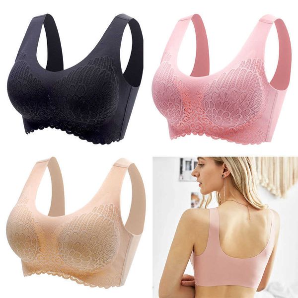 3pcs latex bra seamless bras for women underwear bh push up bralette with pad vest lace bra drop 210623, Red;black
3pcs latex bra seamless bras for women underwear bh push up bralette with pad vest lace bra drop 210623, Red;black