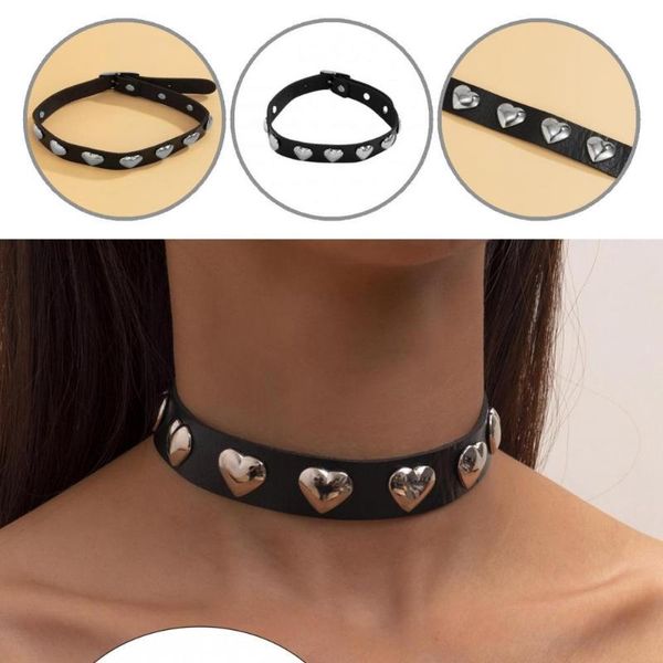 chokers choker creative faux leather adjustable gothic necklace women for, Golden;silver
chokers choker creative faux leather adjustable gothic necklace women for, Golden;silver
