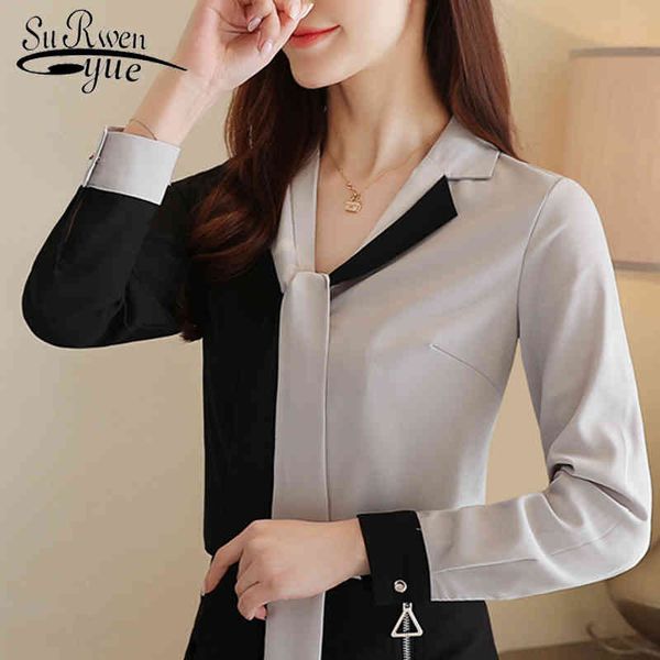 korean fashion clothing casual long sleeve chiffon blouse spring women clothes elegant v-neck shirt blusas 8472 50 210521, White
korean fashion clothing casual long sleeve chiffon blouse spring women clothes elegant v-neck shirt blusas 8472 50 210521, White