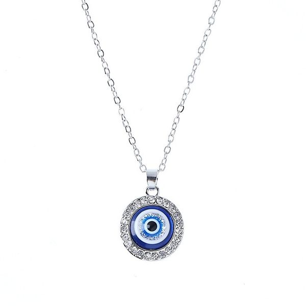 gold plated jewelry necklaces blue eye diamond evil eye pendant necklace, Silver
gold plated jewelry necklaces blue eye diamond evil eye pendant necklace, Silver