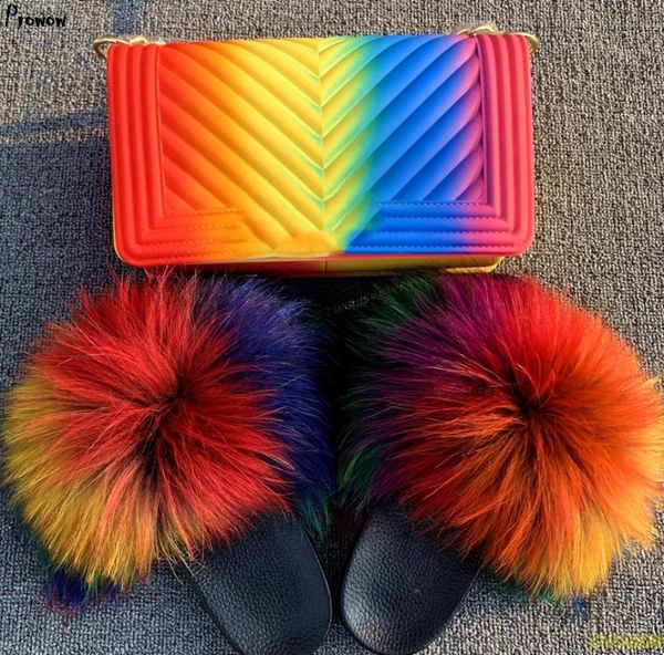 women real fur slippers slides home furry flat sandals female cute fluffy raccoon flip flops amazing shoes, Black
women real fur slippers slides home furry flat sandals female cute fluffy raccoon flip flops amazing shoes, Black