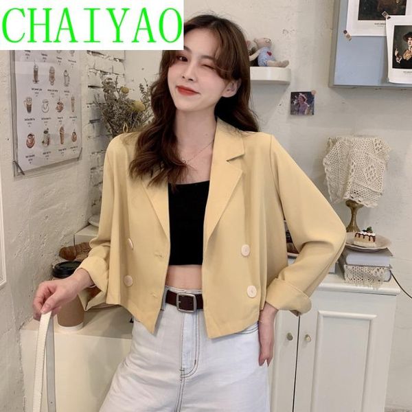 women's jackets 2021 suit coat spring and autumn style fried street short long sleeve design, Black;brown
women's jackets 2021 suit coat spring and autumn style fried street short long sleeve design, Black;brown