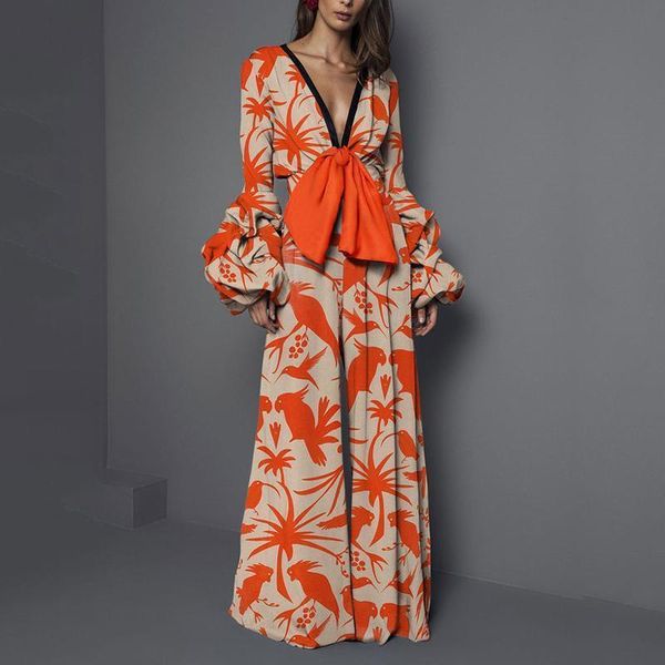 women's jumpsuits & rompers 2021 fashion women lantern sleeve print v-neck wide leg bohemian ladies long romper, Black;white
women's jumpsuits & rompers 2021 fashion women lantern sleeve print v-neck wide leg bohemian ladies long romper, Black;white