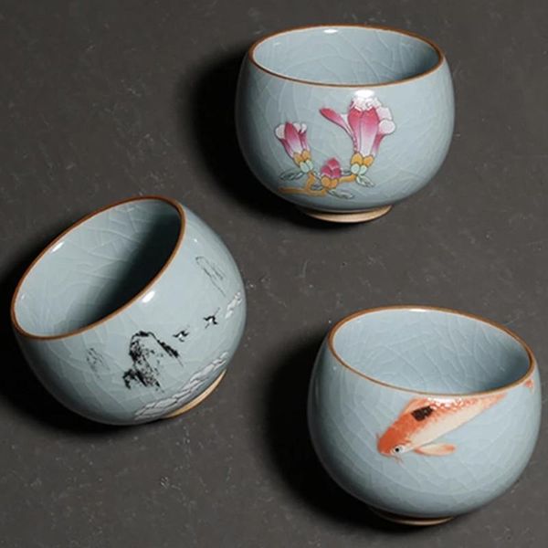 cups & saucers ruyao kiln tea cup ceramic teacup fish porcelain household small bowl drinkware home decor
cups & saucers ruyao kiln tea cup ceramic teacup fish porcelain household small bowl drinkware home decor