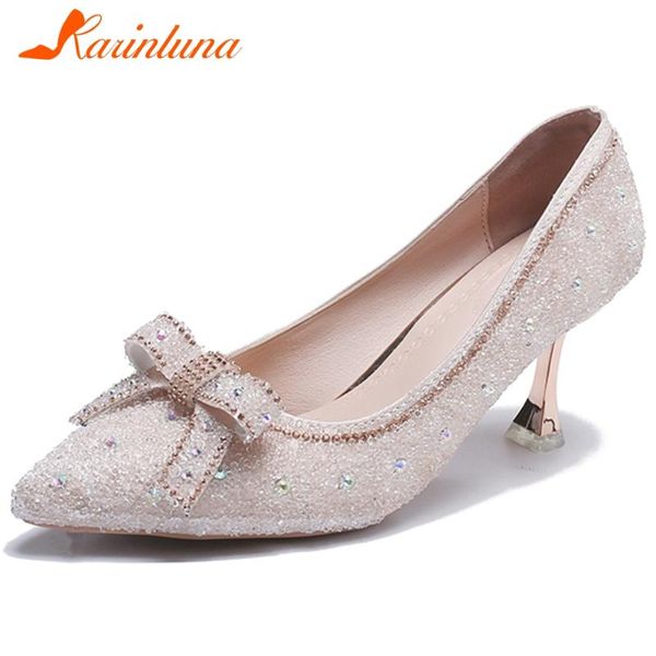 fashion female bling elegant pumps pointed toe thin high heels bowknot women 2021 spring shoes dress, Black
fashion female bling elegant pumps pointed toe thin high heels bowknot women 2021 spring shoes dress, Black