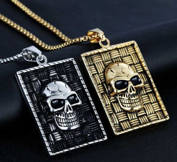 pendant necklaces vintage jewelry fashion accessories men chain, tag skull necklace, domineering couple gift, Silver
pendant necklaces vintage jewelry fashion accessories men chain, tag skull necklace, domineering couple gift, Silver