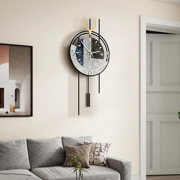 wall clocks metal deer marbled silent large clock modern design living room home decoration decor for 2021 decorative watch
wall clocks metal deer marbled silent large clock modern design living room home decoration decor for 2021 decorative watch