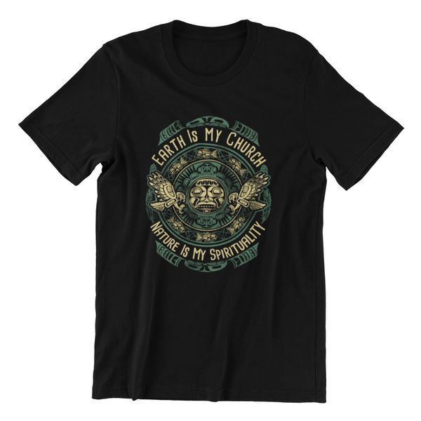 earth is my church, nature is my spirit - printed t-shirt greenpeace world, White;black
earth is my church, nature is my spirit - printed t-shirt greenpeace world, White;black