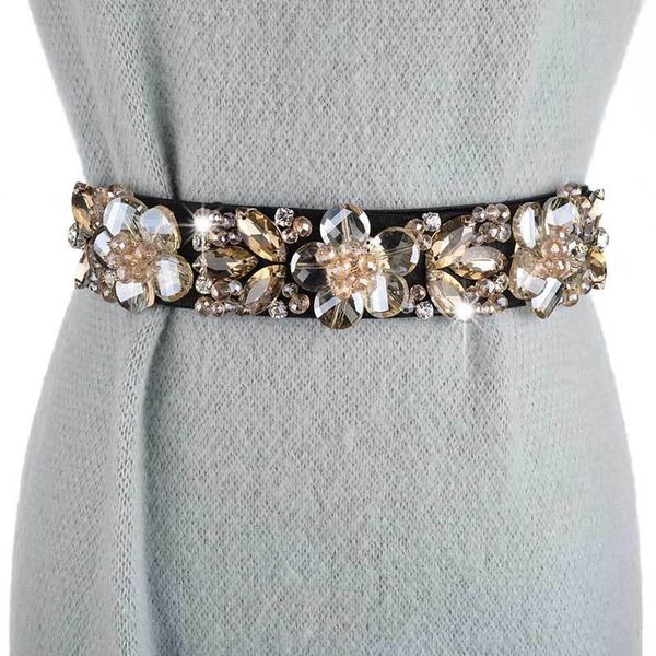 belts woman waist belt fashion handmade rhinestone inlaid elastic shiny for female dresses coat shirt wide waistband sashes, Black;brown
belts woman waist belt fashion handmade rhinestone inlaid elastic shiny for female dresses coat shirt wide waistband sashes, Black;brown