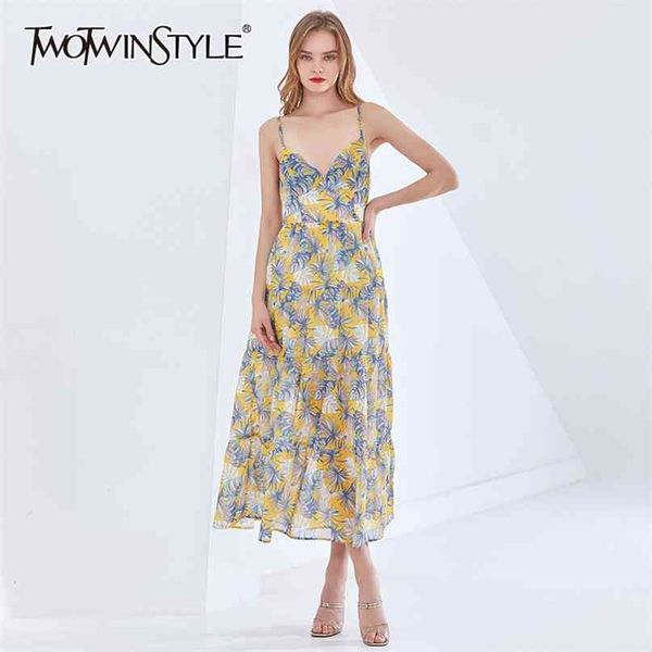 print sling dress for women v neck sleeveless backless high waist midi dresses female fashion clothing 210520, Black;gray
print sling dress for women v neck sleeveless backless high waist midi dresses female fashion clothing 210520, Black;gray