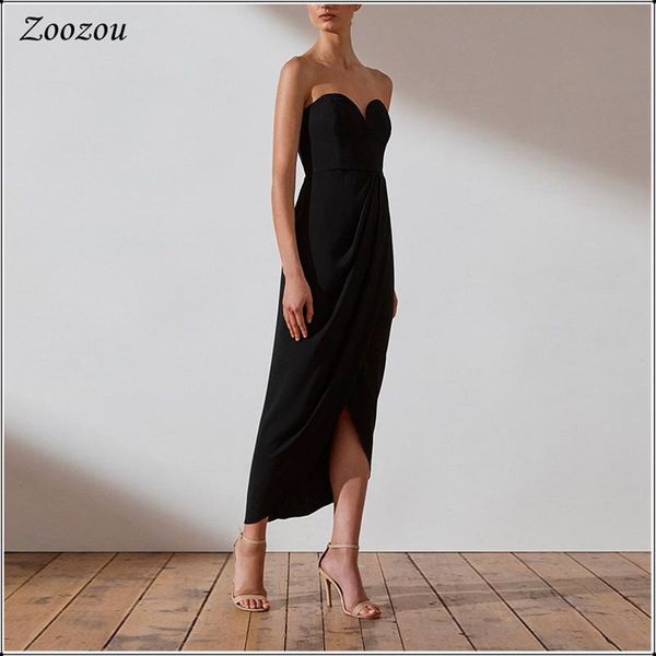 casual dresses women elegant wrap chest summer backless sleeveless strapless high split solid color pencil dress custom, Black;gray
casual dresses women elegant wrap chest summer backless sleeveless strapless high split solid color pencil dress custom, Black;gray