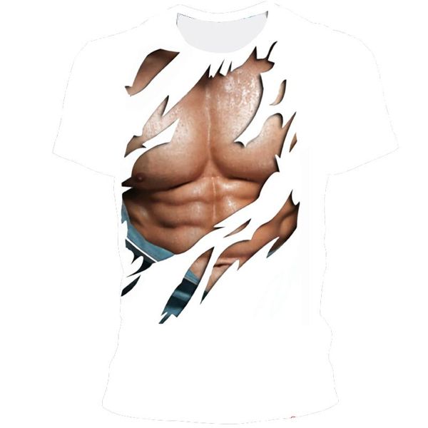 men's t-shirts current fashion t-shirt round neck oversized trend est simulation muscle man short sleeve summer street male attire, White;black
men's t-shirts current fashion t-shirt round neck oversized trend est simulation muscle man short sleeve summer street male attire, White;black