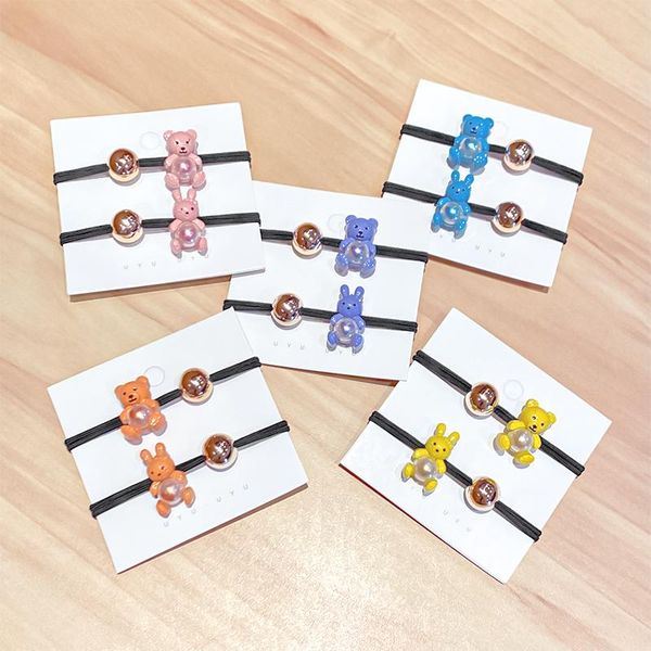 women girls cute cartoon bear pearl ball scrunchie kids sweet elastic hair bands headband fashion accessories, Slivery;white
women girls cute cartoon bear pearl ball scrunchie kids sweet elastic hair bands headband fashion accessories, Slivery;white