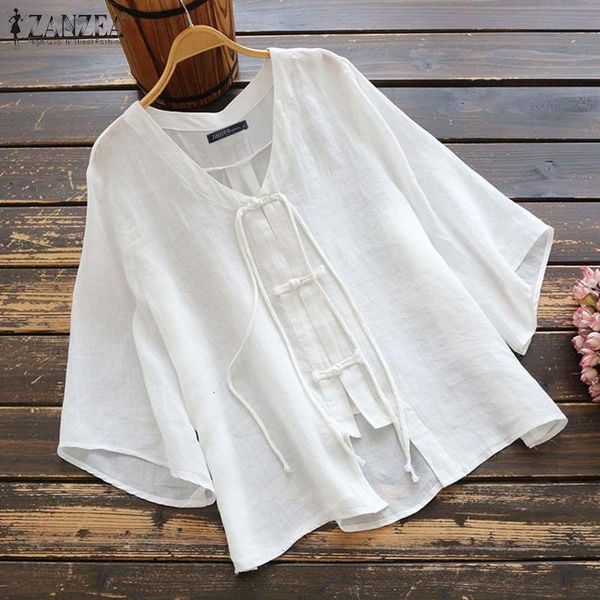 blouses vintage button shirts women's spring blouse 2021 casual 3/4 sleeve blusas female v neck plus size chemise tunic, White
blouses vintage button shirts women's spring blouse 2021 casual 3/4 sleeve blusas female v neck plus size chemise tunic, White