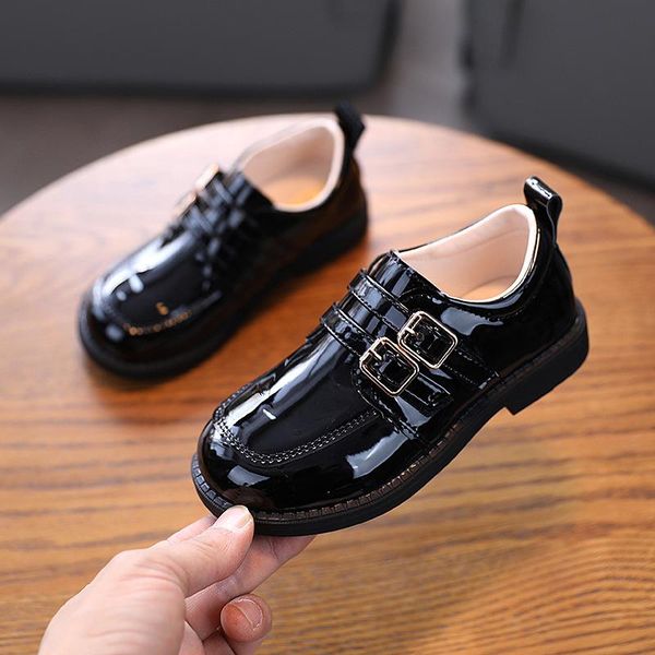 kids leather shoes for girls british fashion buckle boys students perform black child dress wedding moccasins flat, Black;grey
kids leather shoes for girls british fashion buckle boys students perform black child dress wedding moccasins flat, Black;grey