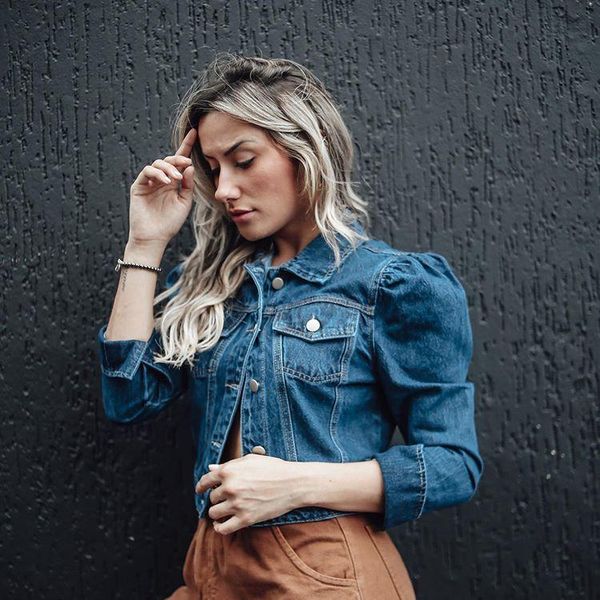 women blue short denim jacket solid jeans coat female outwear casual jackets women's, Black;brown
women blue short denim jacket solid jeans coat female outwear casual jackets women's, Black;brown