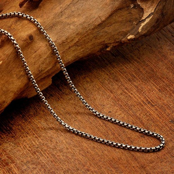 chains 925 sterling silver 2mm necklace thin clavicle chain mens simple retro box male gift
chains 925 sterling silver 2mm necklace thin clavicle chain mens simple retro box male gift