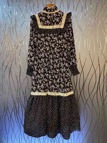 dresses autumn winter long women stand neck vintage floral print appliques lace patchwork long sleeve, Black;gray
dresses autumn winter long women stand neck vintage floral print appliques lace patchwork long sleeve, Black;gray