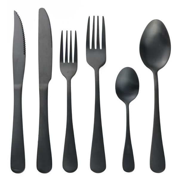 dinnerware sets 4/5/6pcs wedding set dinner knife steak el table forks matte black western tableware silverware cutlery
dinnerware sets 4/5/6pcs wedding set dinner knife steak el table forks matte black western tableware silverware cutlery