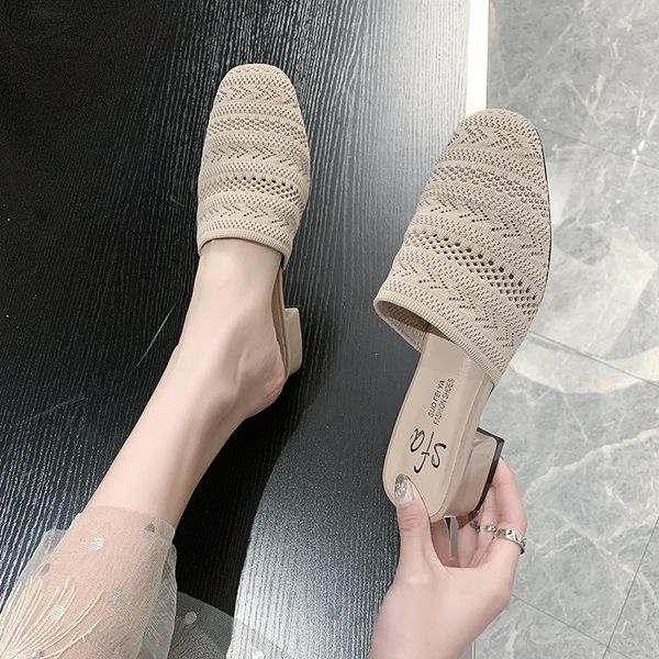 shoes woman's slippers square heel cover toe med female mule slides 2021 block mules rubber pu hoof heels cotton fabric retro, Black
shoes woman's slippers square heel cover toe med female mule slides 2021 block mules rubber pu hoof heels cotton fabric retro, Black
