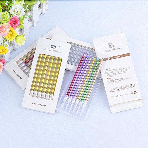 other event & party supplies 6pcs/set metal chrome color birthday candles diy round gold-plated candle cake decor metallic
other event & party supplies 6pcs/set metal chrome color birthday candles diy round gold-plated candle cake decor metallic