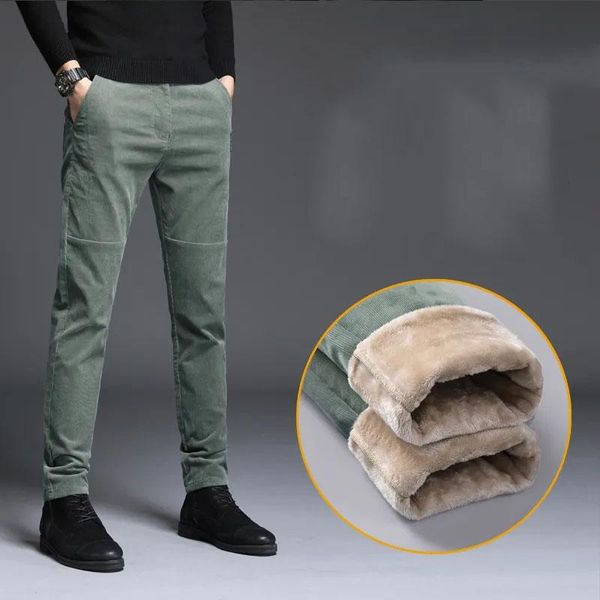 men's pants 2021 autumn winter male business trousers straight corduroy casual slim fit fashion men e357, Black
men's pants 2021 autumn winter male business trousers straight corduroy casual slim fit fashion men e357, Black