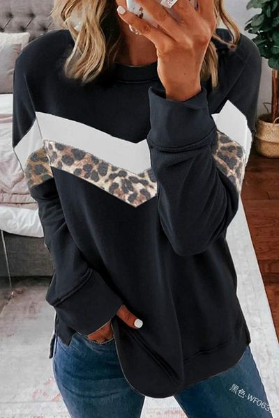 women's hoodies & sweatshirts womens pullover stripe leopard print shirt fall 2021 women clothing casual long sleeves pullovers streetw, Black
women's hoodies & sweatshirts womens pullover stripe leopard print shirt fall 2021 women clothing casual long sleeves pullovers streetw, Black