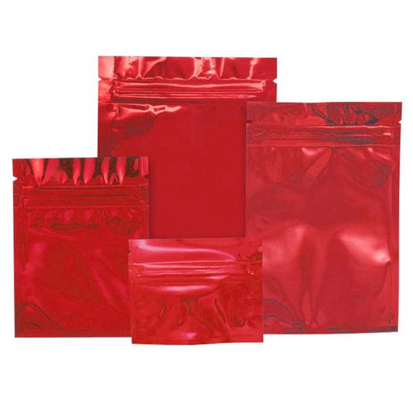 100pcs glossy red aluminum foil bag grip seal tear notch reclosable flat candy snack coffee bean storage pack pouches gift wrap
100pcs glossy red aluminum foil bag grip seal tear notch reclosable flat candy snack coffee bean storage pack pouches gift wrap