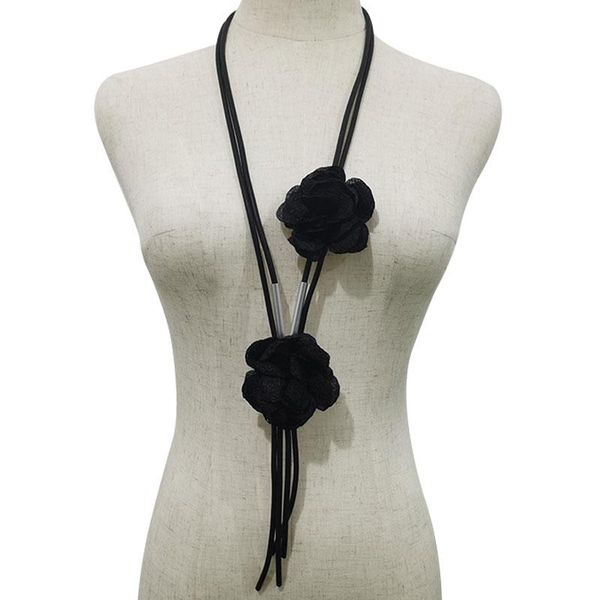 pendant necklaces yd&ydbz black rose flower leather rope necklace women gothic style handmade rubber jewelry accessories chains, Silver
pendant necklaces yd&ydbz black rose flower leather rope necklace women gothic style handmade rubber jewelry accessories chains, Silver