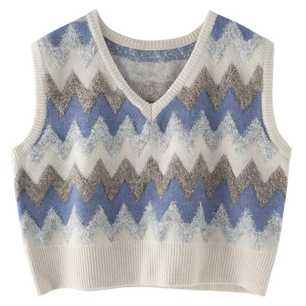 japanese v-neck vest women's spring and autumn 2021 waistcoat outer wear knitted all-match sweater jacket tide sweaters, White;black
japanese v-neck vest women's spring and autumn 2021 waistcoat outer wear knitted all-match sweater jacket tide sweaters, White;black