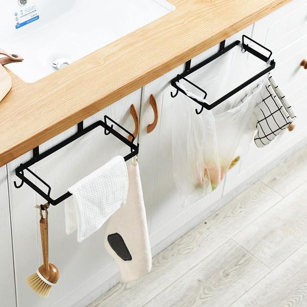 hooks & rails kitchen multi-purpose trash can storage shelf, cloth hanger, household wall bracket sundries hook
hooks & rails kitchen multi-purpose trash can storage shelf, cloth hanger, household wall bracket sundries hook