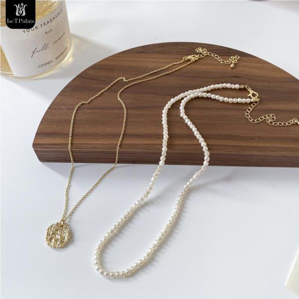 pendant necklaces le t palais double layer necklace twin gold imitation pearl vintage fashion short jewelry for girls, Silver
pendant necklaces le t palais double layer necklace twin gold imitation pearl vintage fashion short jewelry for girls, Silver