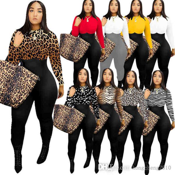 womens designer jumpsuits fashion leopard printed bodysuit zipper long sleeve onesies ladies sports rompers slim pants, Black;white
womens designer jumpsuits fashion leopard printed bodysuit zipper long sleeve onesies ladies sports rompers slim pants, Black;white