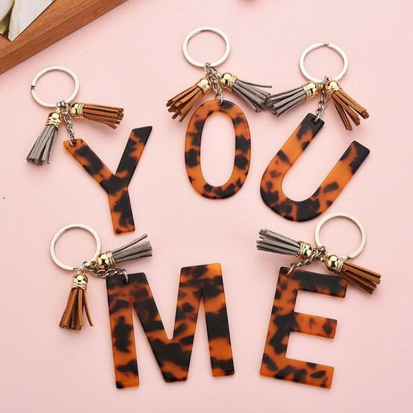 keychains resin leopard 26 letters keychain a-z alphabet acrylic acetate pendant multicolor velvet tassel key rings chain wholesale, Silver
keychains resin leopard 26 letters keychain a-z alphabet acrylic acetate pendant multicolor velvet tassel key rings chain wholesale, Silver
