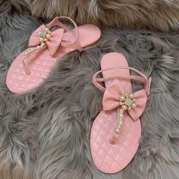 sandals bowknot pearl decoration women flip-flops outdoor summer beach shoes candy color, Black
sandals bowknot pearl decoration women flip-flops outdoor summer beach shoes candy color, Black