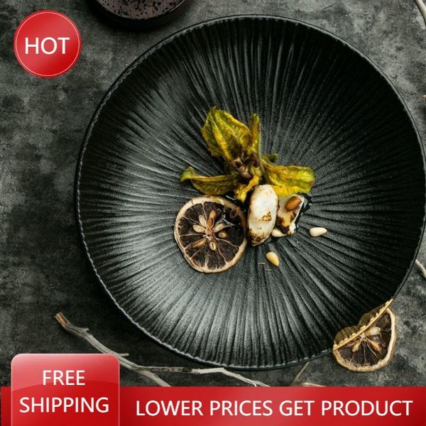 dishes & plates vintage black dinner kitchen porcelain design plate ceramic restaurant platte sets accessories 50cp
dishes & plates vintage black dinner kitchen porcelain design plate ceramic restaurant platte sets accessories 50cp