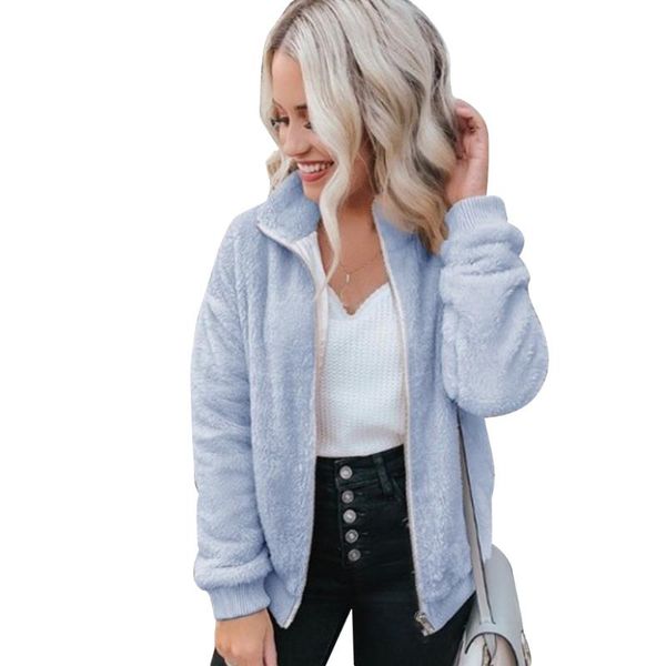 women's jackets turn down collar comfortable soft casual women coat outwear warm zipper solid color daily winter elegant plush long sle, Black;brown
women's jackets turn down collar comfortable soft casual women coat outwear warm zipper solid color daily winter elegant plush long sle, Black;brown