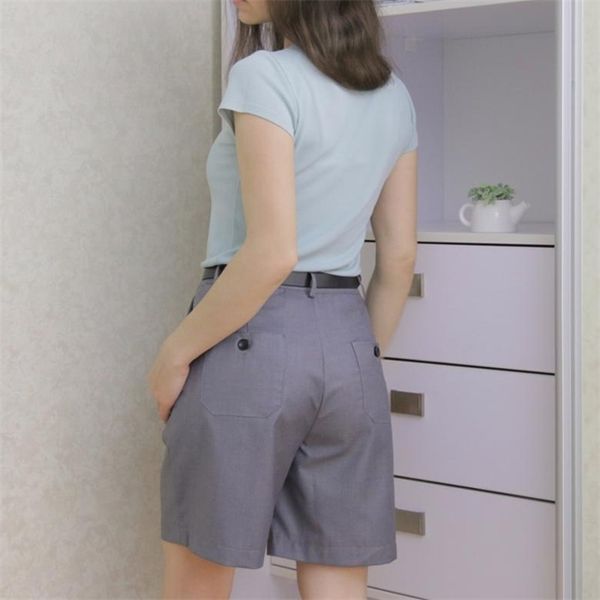 s-3xl suits female harajuku high waist short pants straight vintage women loose casual black shorts plus size, White;black
s-3xl suits female harajuku high waist short pants straight vintage women loose casual black shorts plus size, White;black