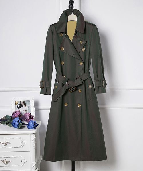 women's trench coats long classic windbreaker waterproof british high-end english style autumn winter gabadian solid color size coat a7, Tan;black
women's trench coats long classic windbreaker waterproof british high-end english style autumn winter gabadian solid color size coat a7, Tan;black